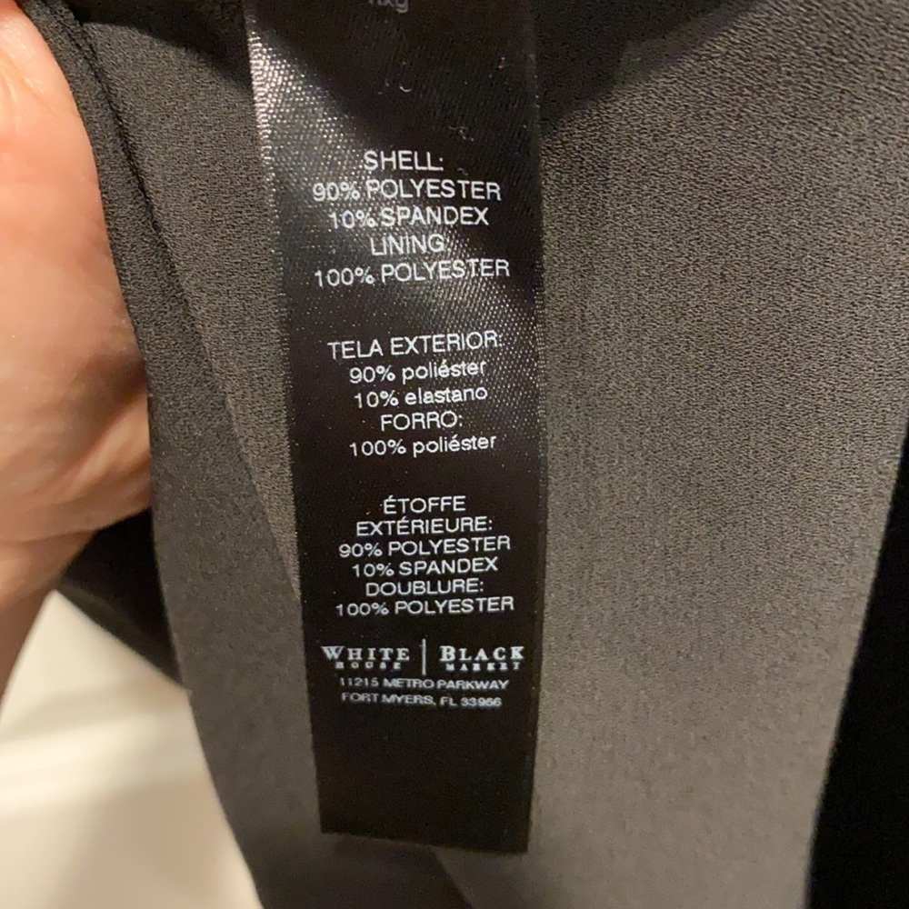 WHBM V Neck Double Layer Shell Top - Picture 9 of 11